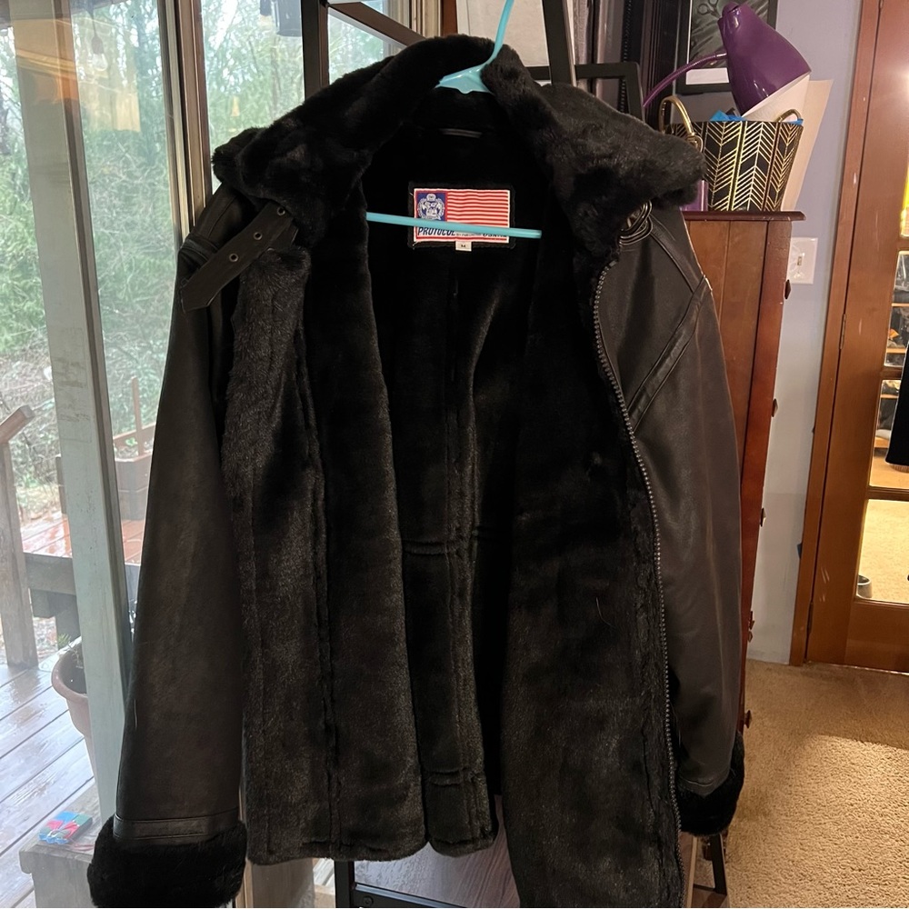 Protocol Black Leather Jacket Size Medium. Perfec… - image 1
